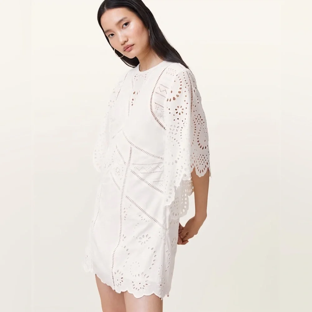 all saints short dress ALLSAINTS Organic Cotton Anna Mini Dress